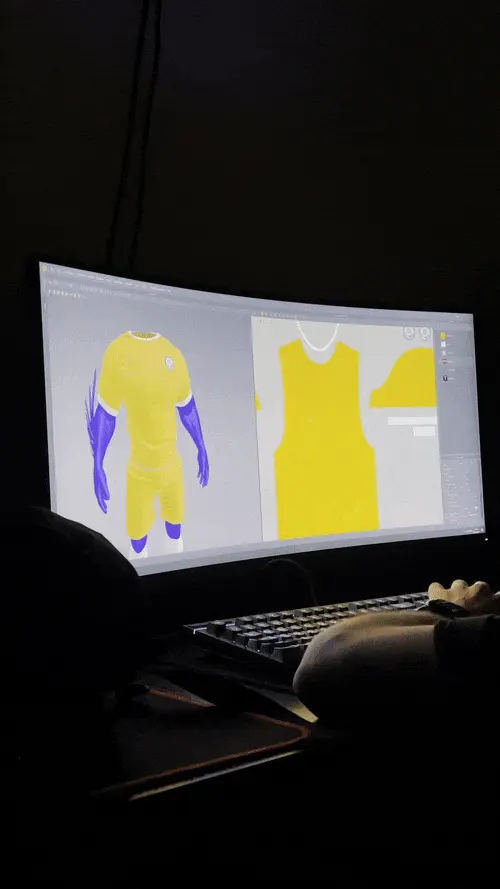 Моделинг одежды маскота