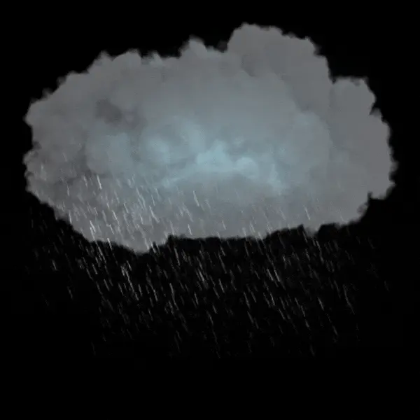 Анимация грозы